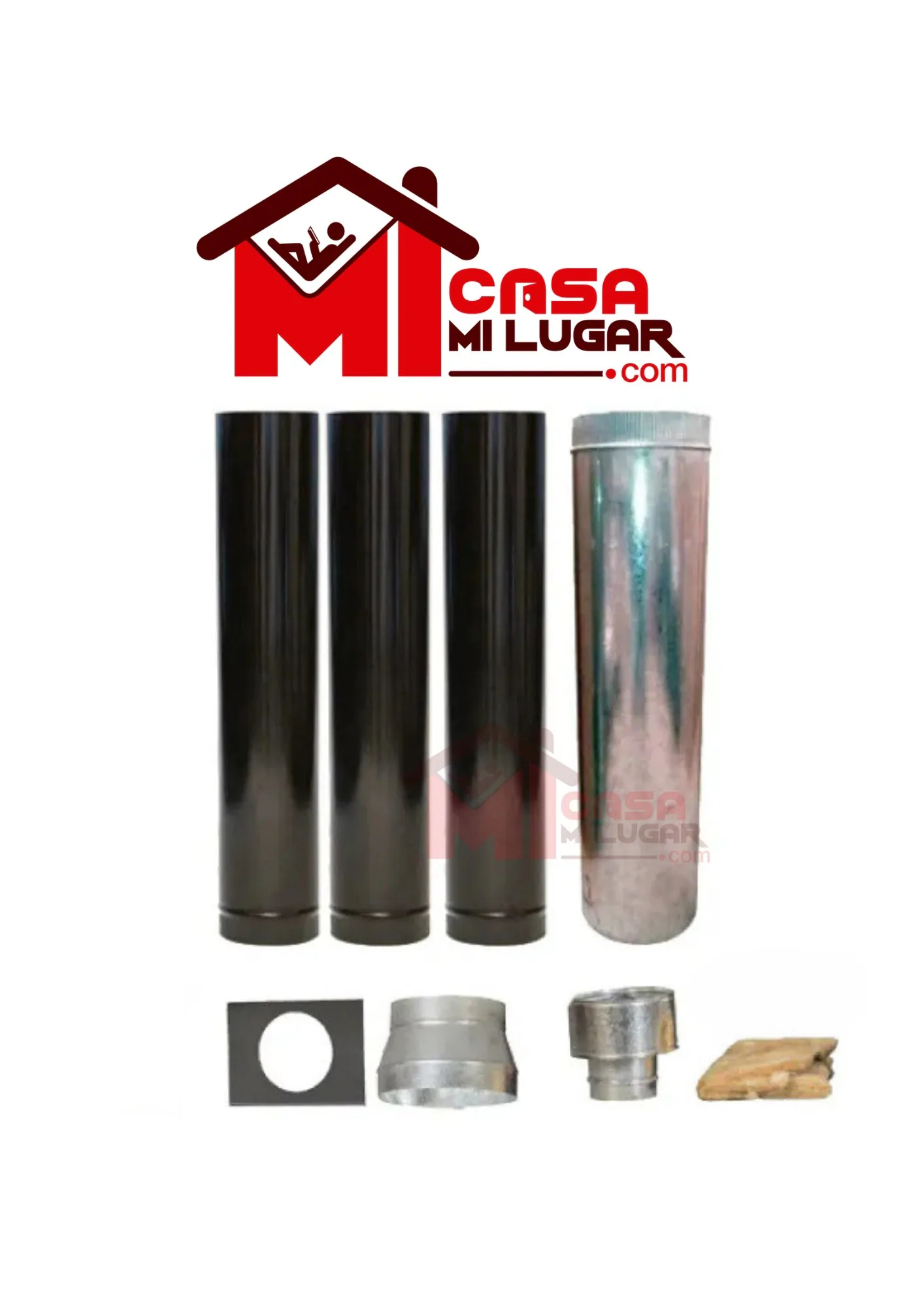 Kit De Instalación Salamandra Techo Enlozado 4" — vista principal, MCML
