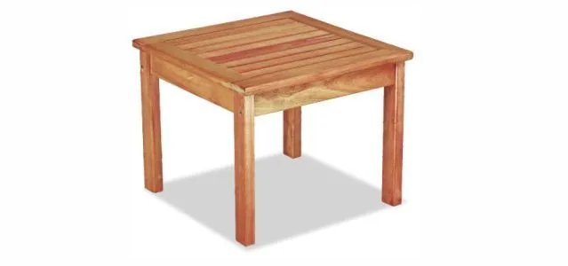 Mesa Baja Ecomadera Iberá De Madera Eucaliptus Para Exterior — vista principal, Ecomadera