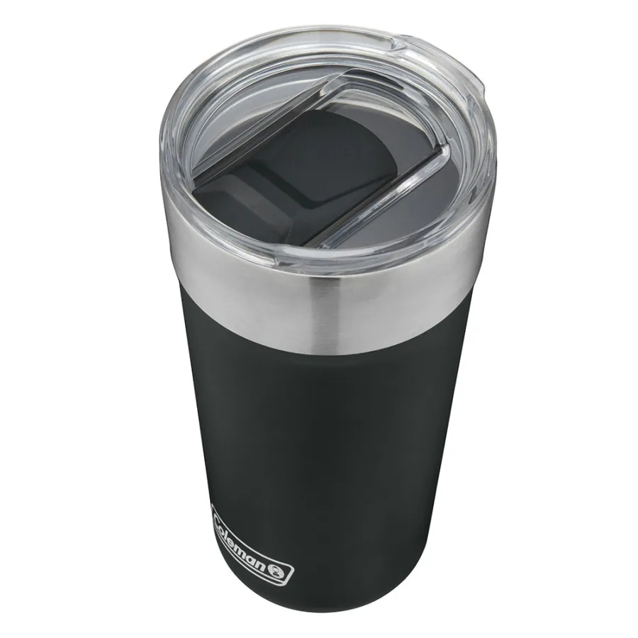 VASO TERMICO COLEMAN BREW 600ML BLACK SAND c/ destapador 2097439 — vista principal, Coleman
