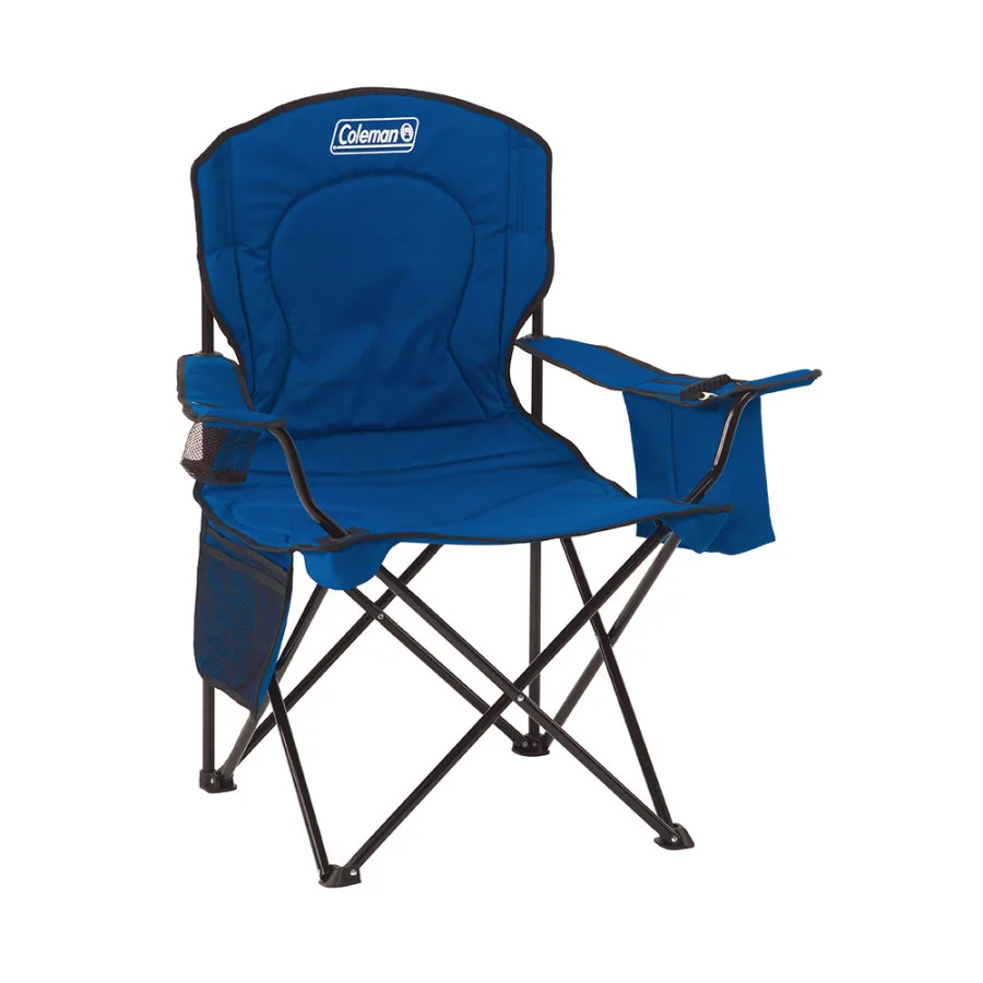SILLA COLEMAN DIRECTOR 148KG C/ENFRIADORA BLUE — vista principal, Coleman