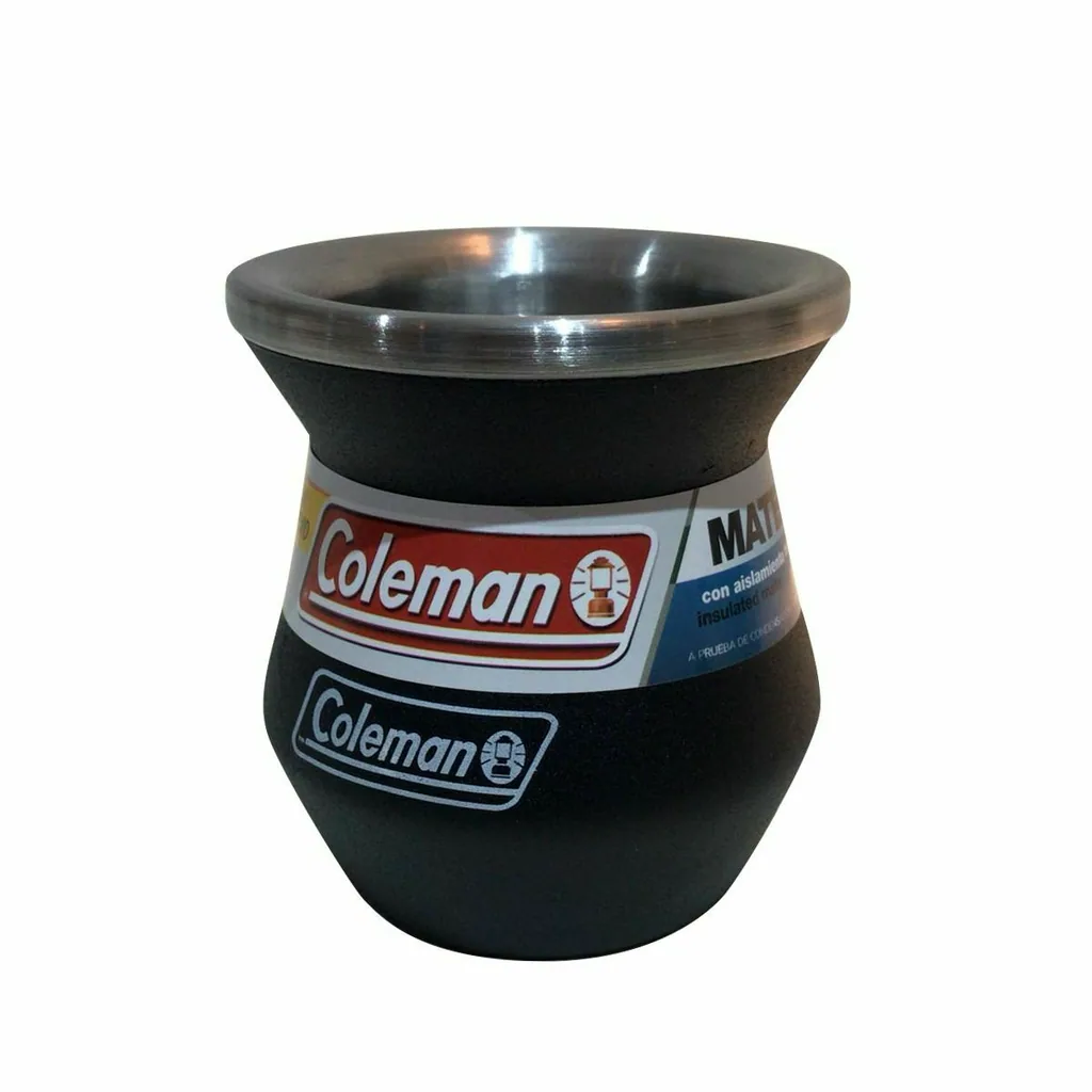 MATE COLEMAN ACERO INOX TERMICO BLACK SAND — vista principal, Coleman