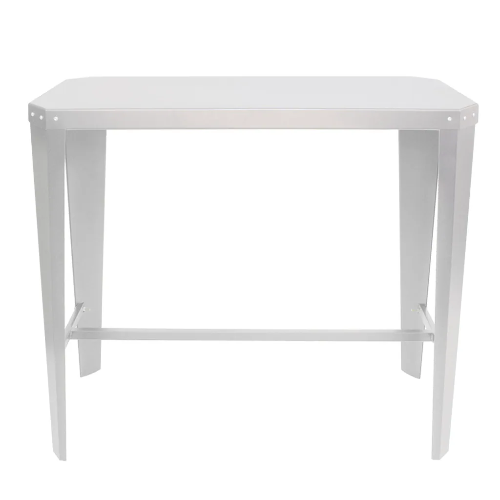 MESA TROMEN RUNKO ALTA 120 X 50 - BLANCO — vista principal, Tromen