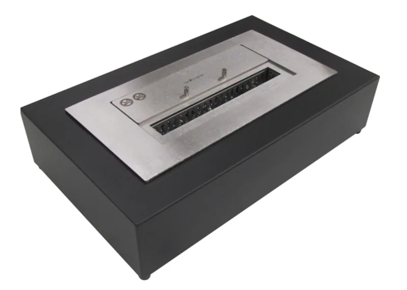 BIOHOGAR QUEMADOR INSERT - DE EMBUTIR 0.50 X 0.30 - AC. INOX — vista principal, Biohogares