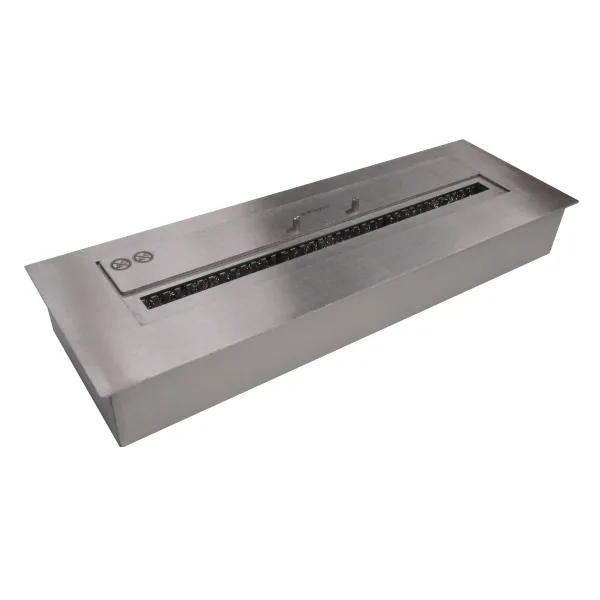 BIOHOGAR QUEMADOR LARGO - DE EMBUTIR 0.60 X 0.20 AC. INOX. — vista principal, Biohogares
