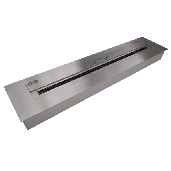 BIOHOGAR QUEMADOR EXTRALARGO - DE EMBUTIR 0.90 X 0.20 AC. INOX. — vista principal, Biohogares