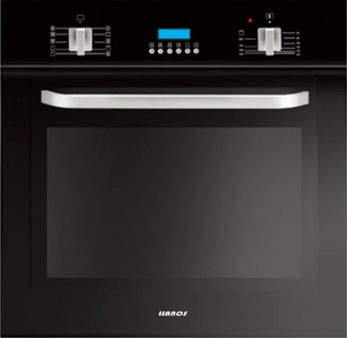 Horno Llanos Hodn 8 Acero Negro Digital Empotrable — vista principal, Llanos